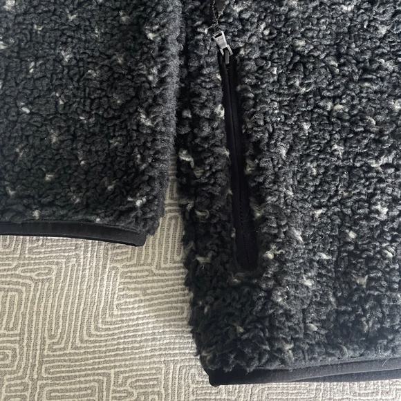 NWT Vineyard Vines Birdseye Sherpa Shep Shirt, 1/4 Zip, Pullover, Black/Navy, XL - Picture 12 of 14